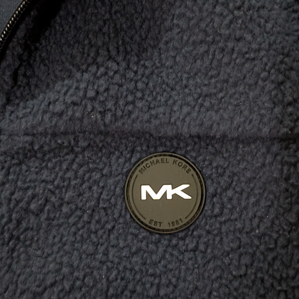 Michael Kors Men's Navy Fleece Vest 🎉Host Pick🎉 - Picture 4 of 5